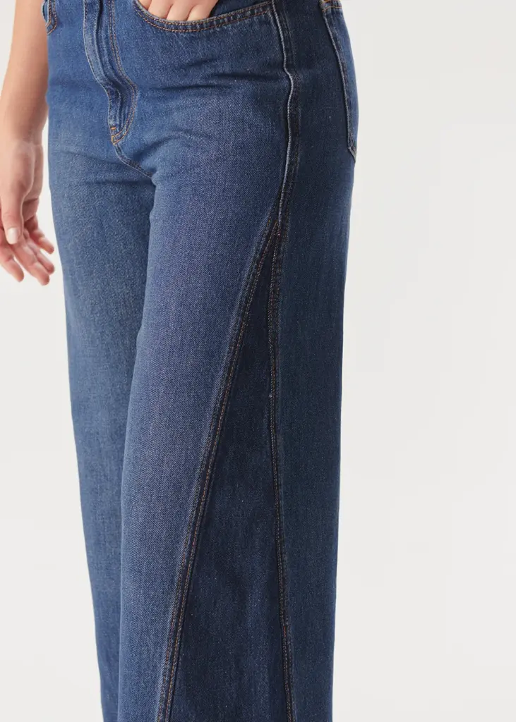 EXQUİSE YÜKSEL BEL FLARE DENİM PANTOLON