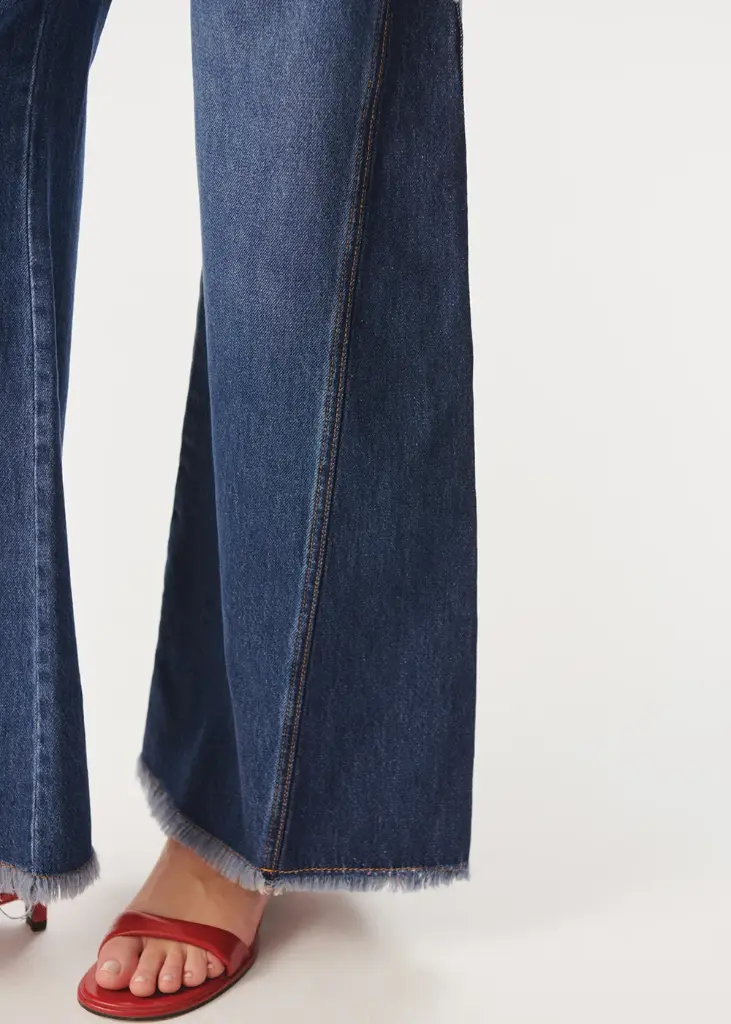 EXQUİSE YÜKSEL BEL FLARE DENİM PANTOLON