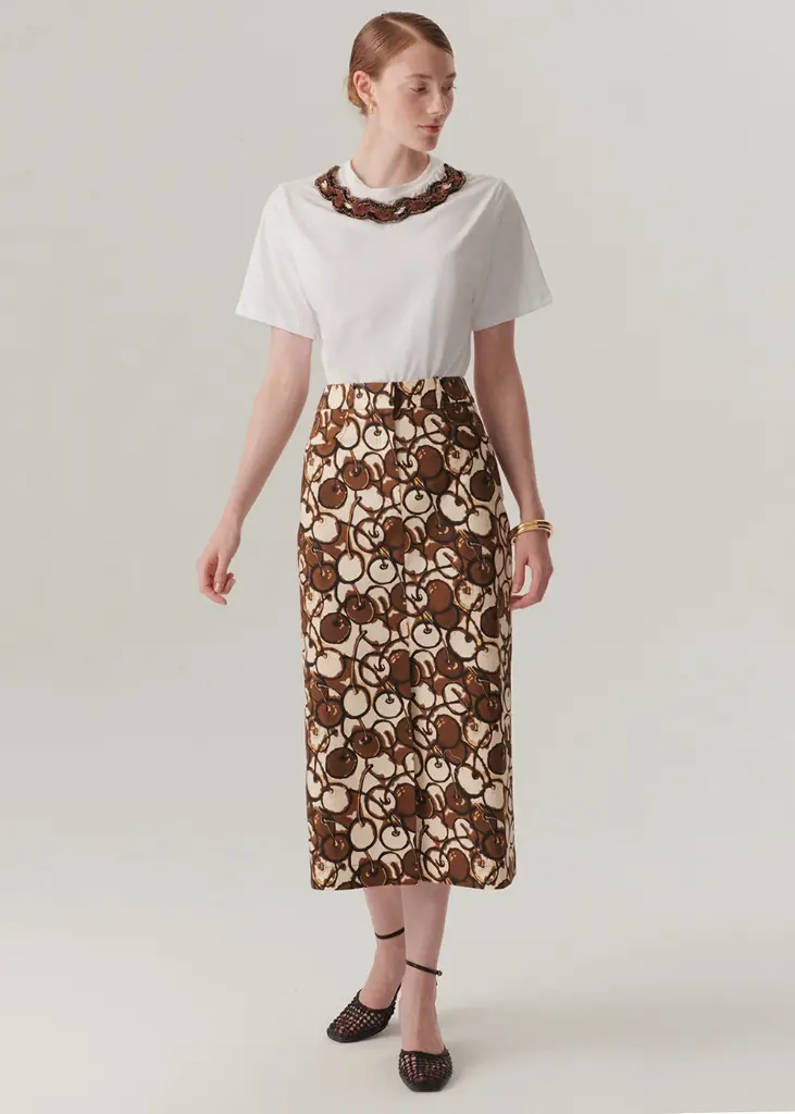 EXQUİSE İŞLEME DETAYLI BİSİKLET YAKA SİYAH REGULAR PAMUKLU T-SHIRT