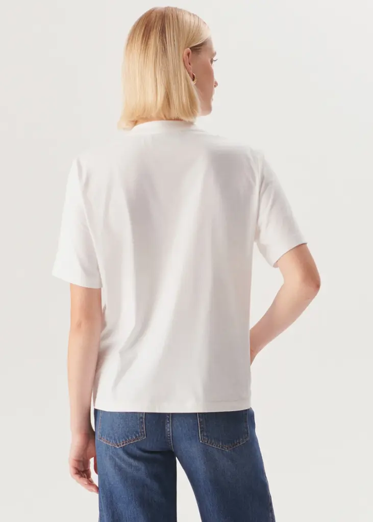 EXQUİSE FİYONK İŞLEMESİ DETAYLI BİSİKLET YAKA PAMUKLU REGULAR SİYAH T-SHIRT