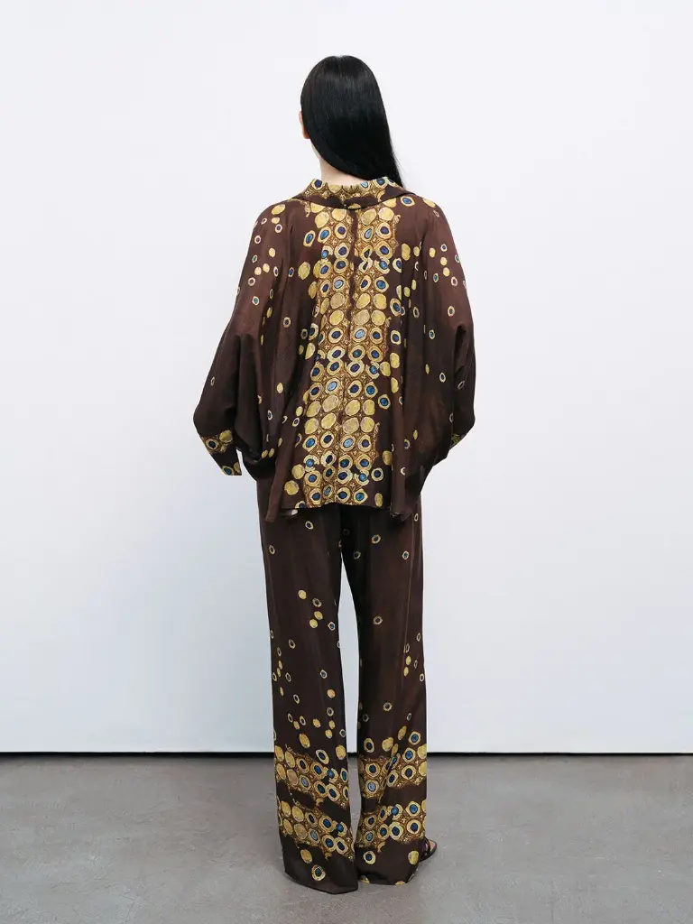 Nocturne Dökümlü Desenli Gömlek 