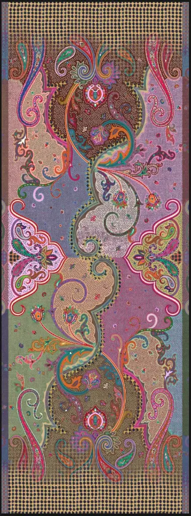 Moreno Silk Desenli Şal