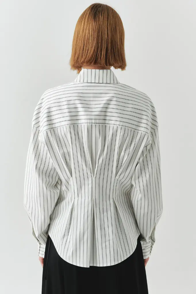 Çizgili Uzun Kollu Gömlek