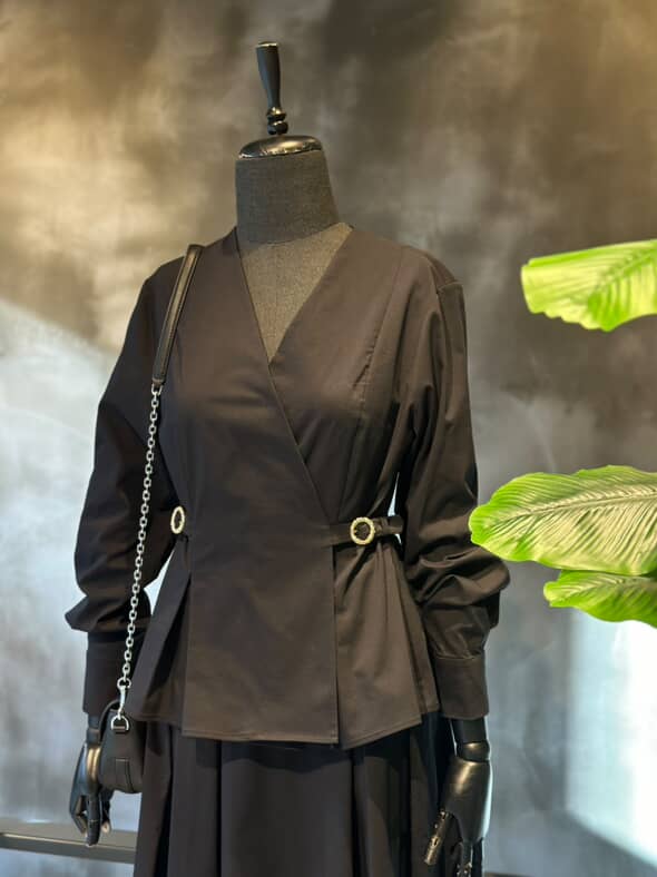 Siyah Etek Ceket Takım