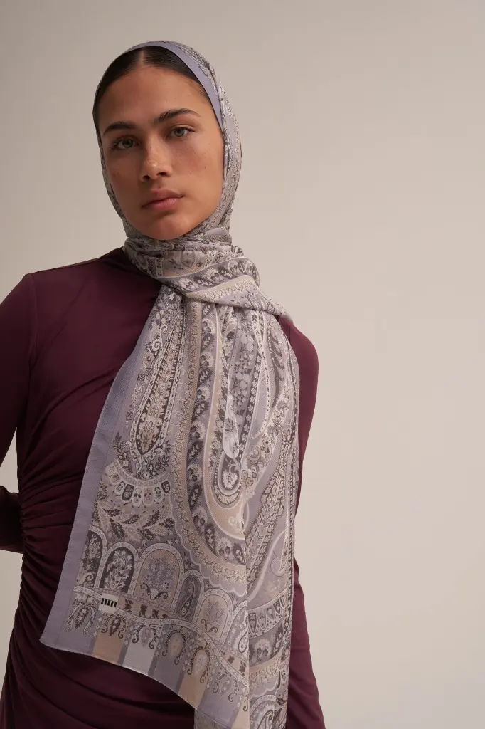 MORENO SİLK GRAY MALVA