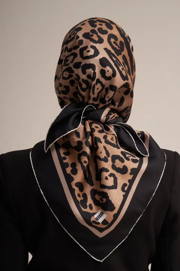 MORENO SİLK LEOPAR SCARF
