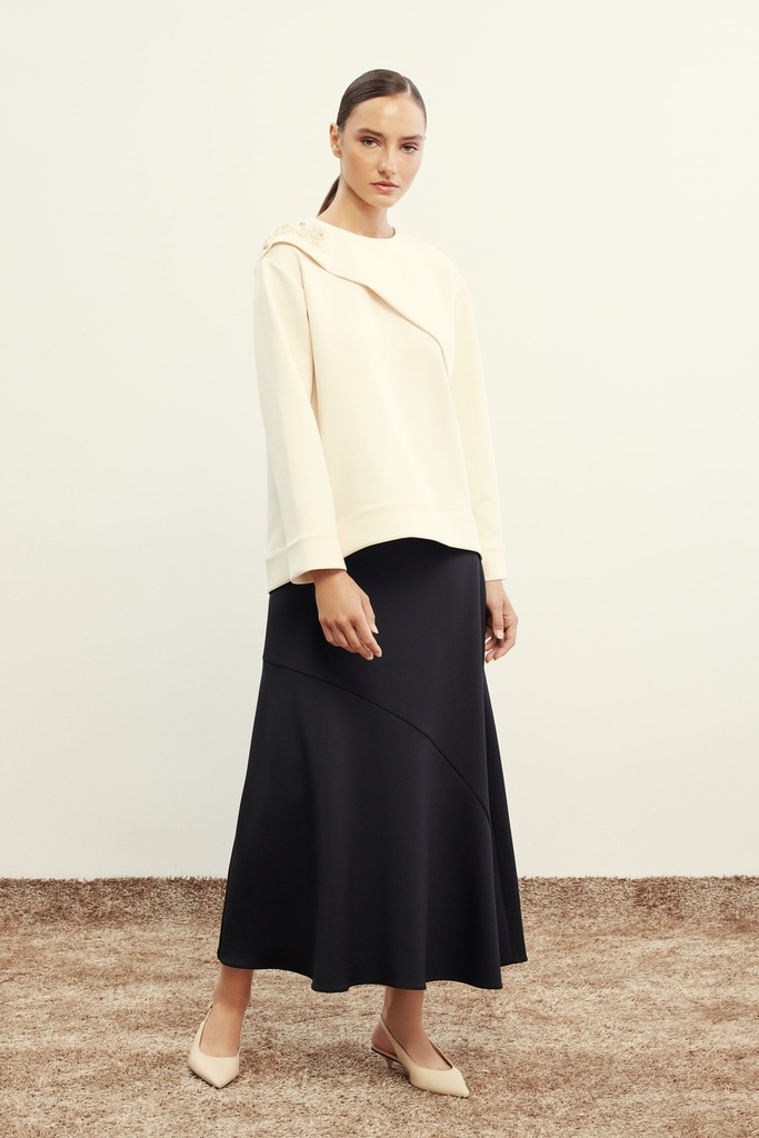 VENÖVE VALDE SWEAT EKRU