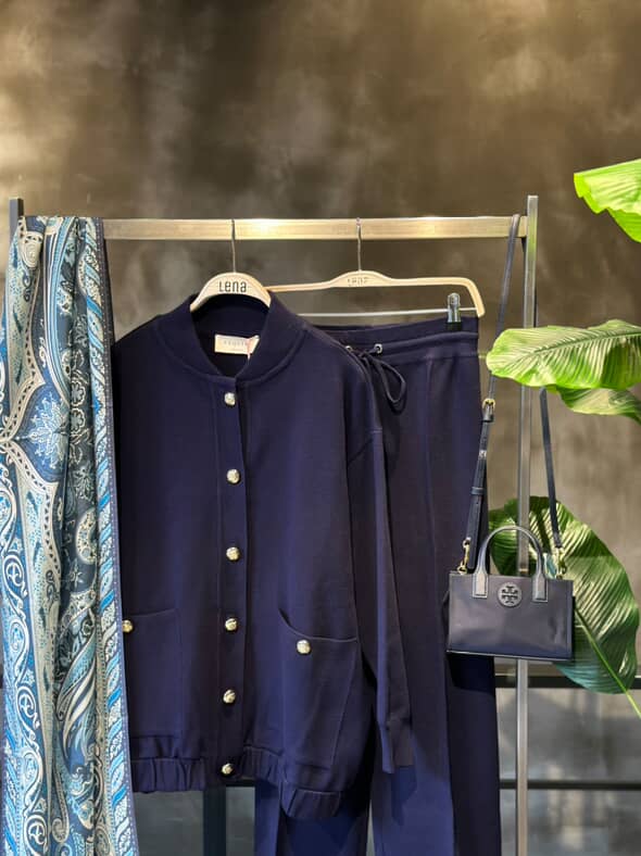 Lacivert Triko Pantolon