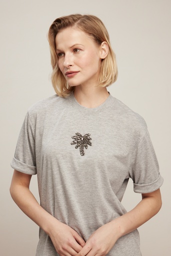 VENÖVE LOLA TSHIRT GRİ