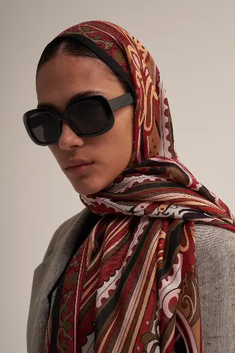 Moreno Silk Bordeaux Lavinia 