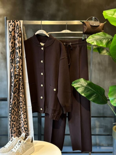 Kahverengi Triko Hırka